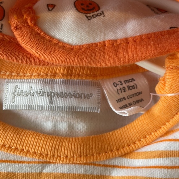 Carter’s My First Halloween 0-3 months 3 Piece Set NWT and My First Easter Bib - Picture 3 of 13